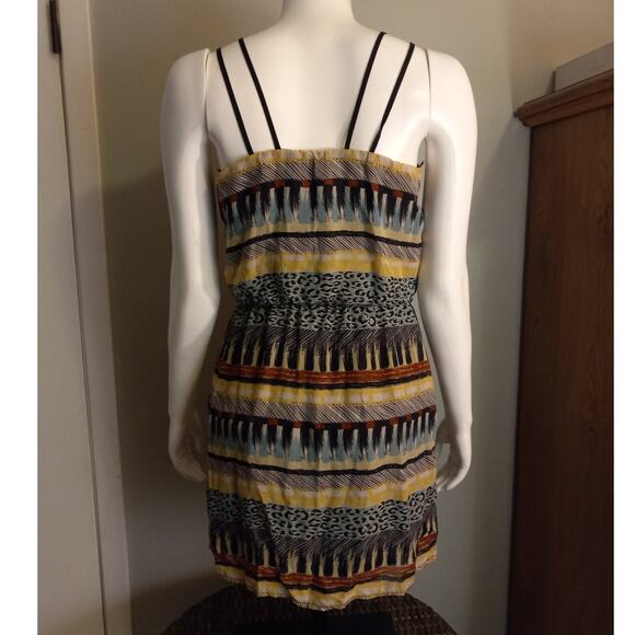 City Triangles Babydoll Dress - Animal Geometric Print - Small - Festival Boho - Picture 4 of 10